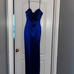 Royal Blue Windsor Prom Dress w/ Slit